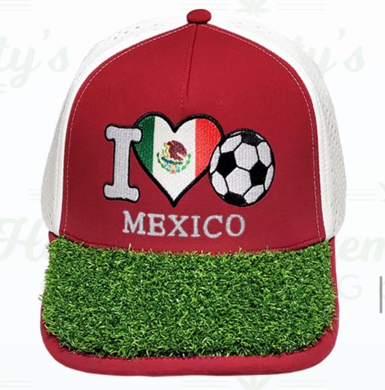 I Love Mexico Soccer - I 🖤🇲🇽 ⚽ Turf Cap™