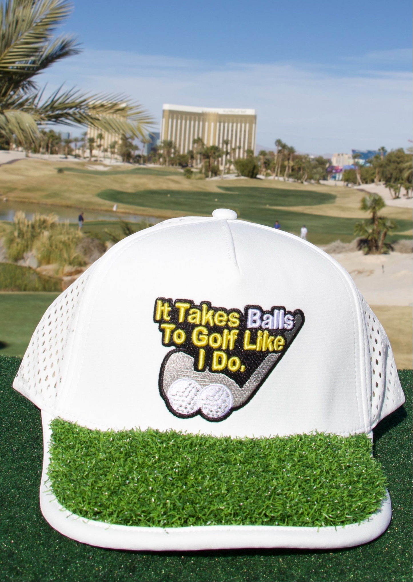 It Takes Balls To Golf Turf Cap™