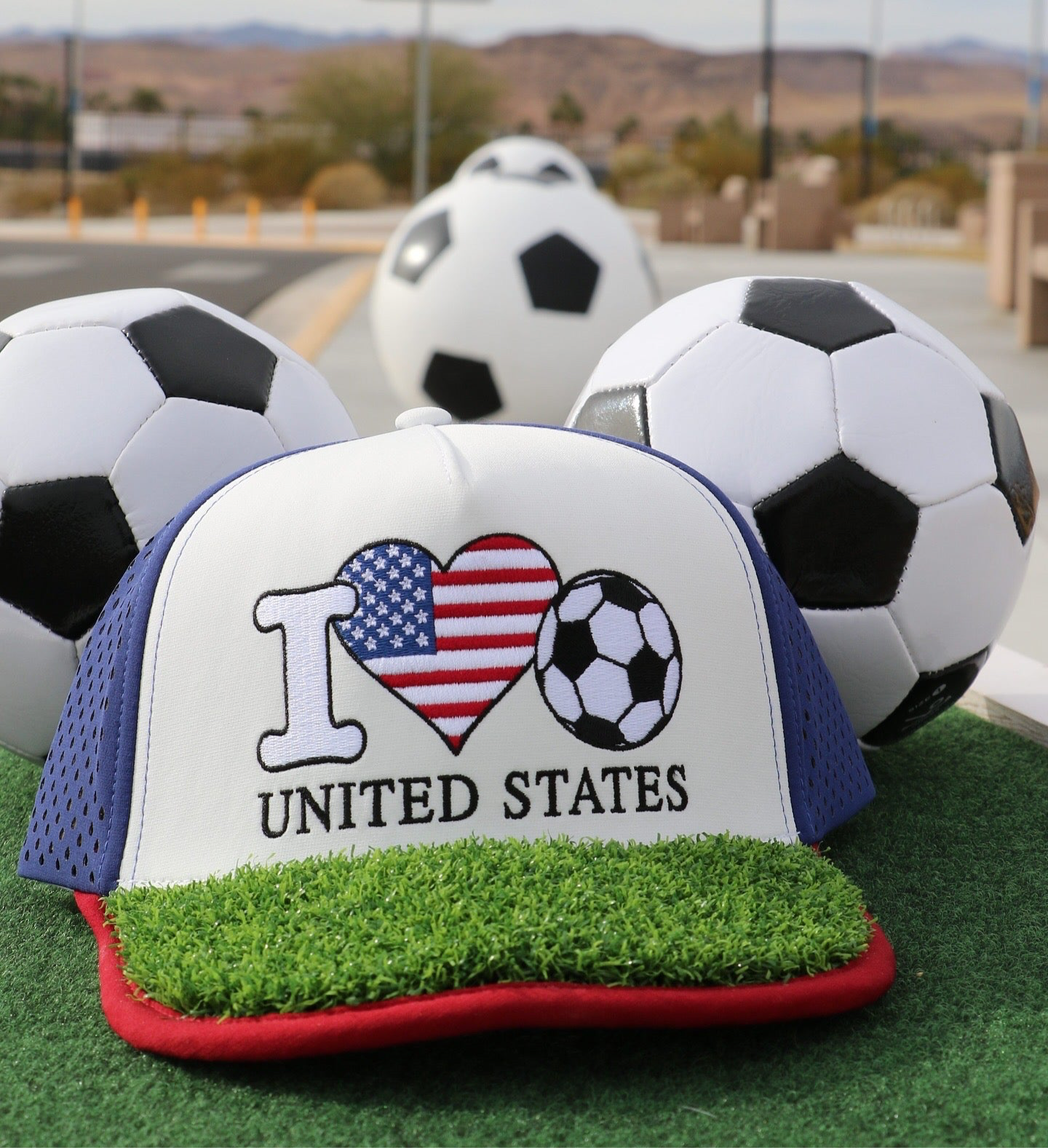 I Love USA Soccer - I 🖤 🇺🇸 ⚽ Turf Cap™