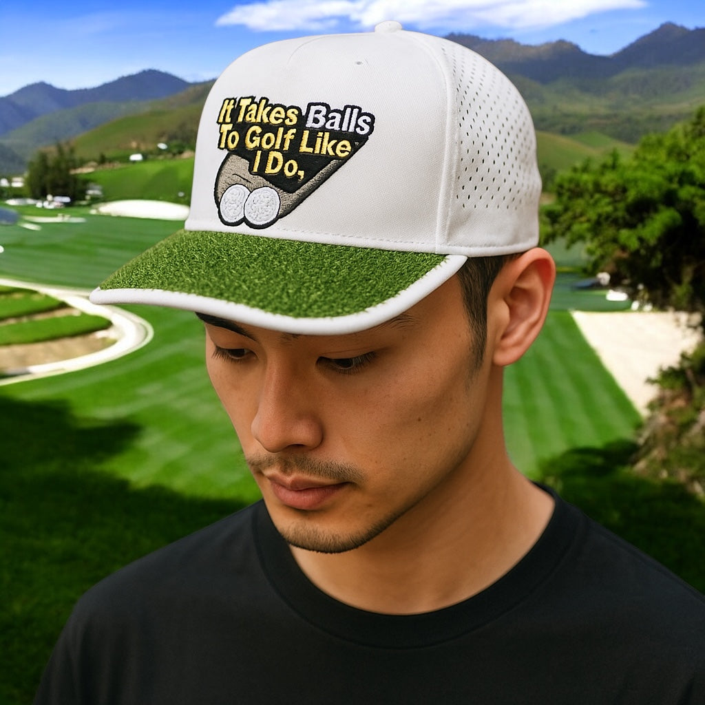 It Takes Balls To Golf Turf Cap™
