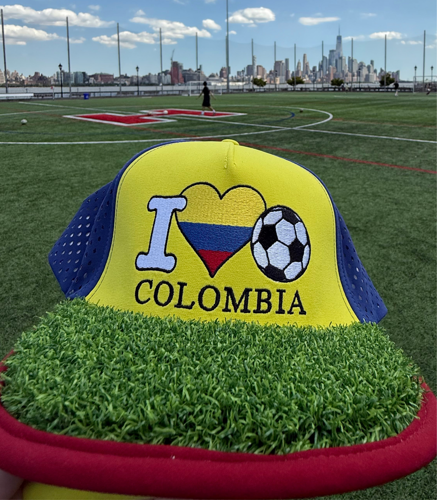 I Love Colombia Soccer - I 🖤 🇨🇴 ⚽ Turf Cap™