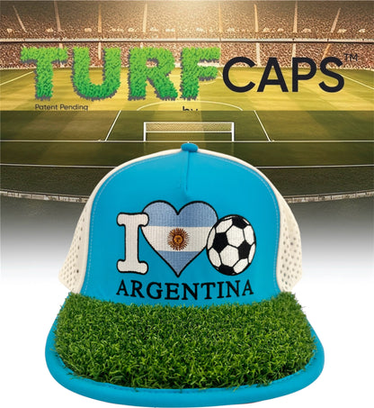 I Love Argentina Soccer  - I 🖤 🇦🇷 ⚽ Turf Cap™