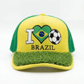 I Love Brazil Soccer Turf Cap
