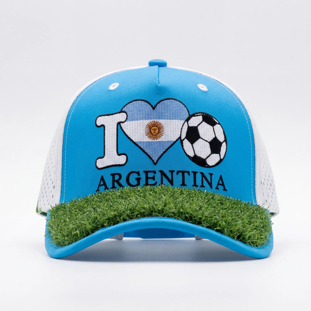 I Love Argentina Soccer Turf Cap