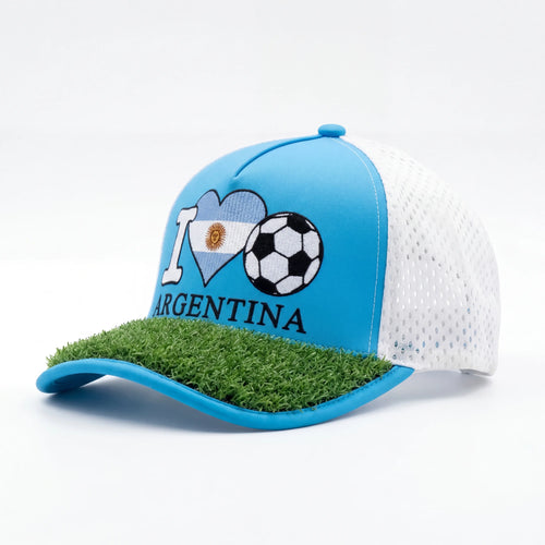 I Love Argentina Soccer Turf Cap