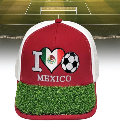 I Love Mexico Soccer - I 🖤🇲🇽 ⚽ Turf Cap™