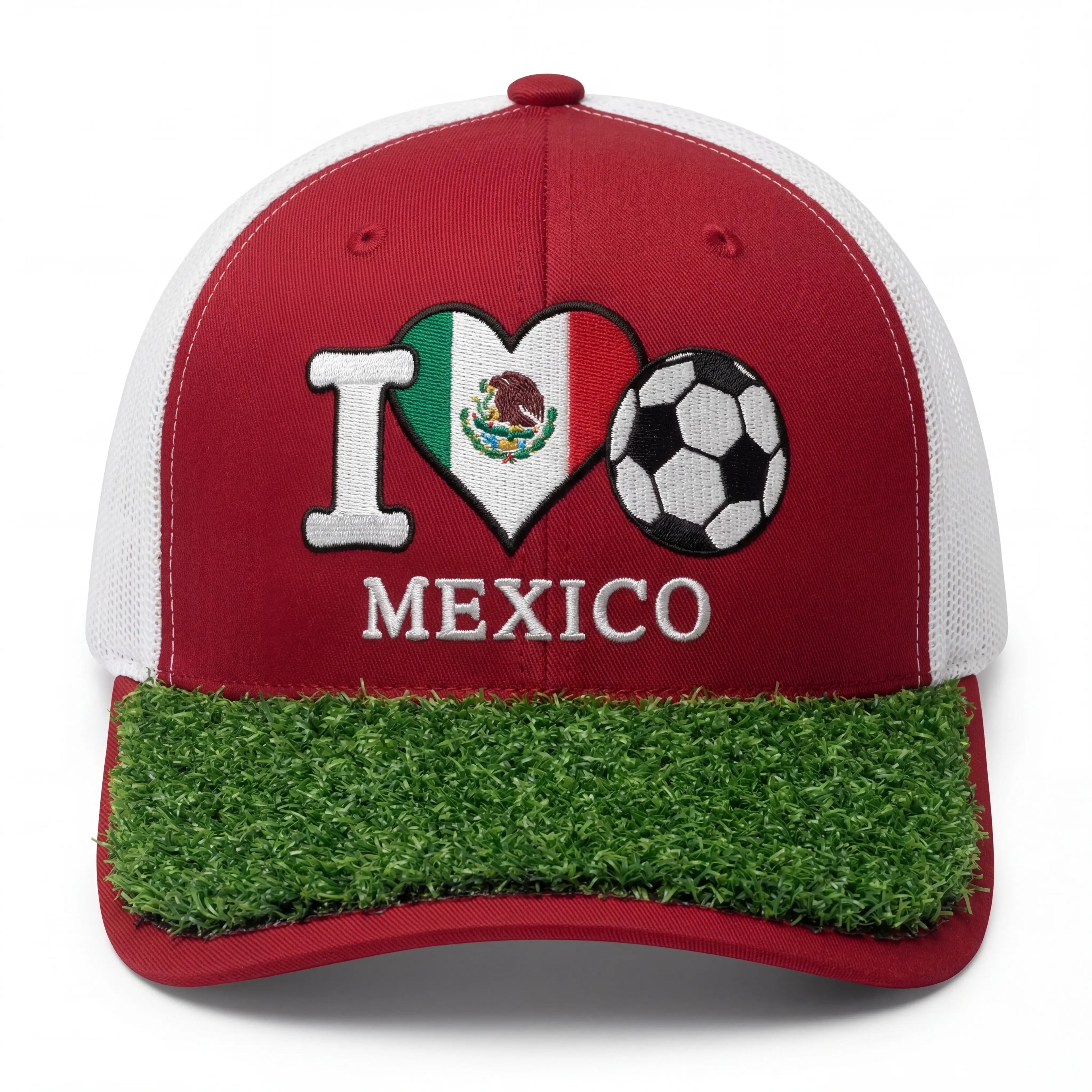 I Love Mexico Soccer Hat