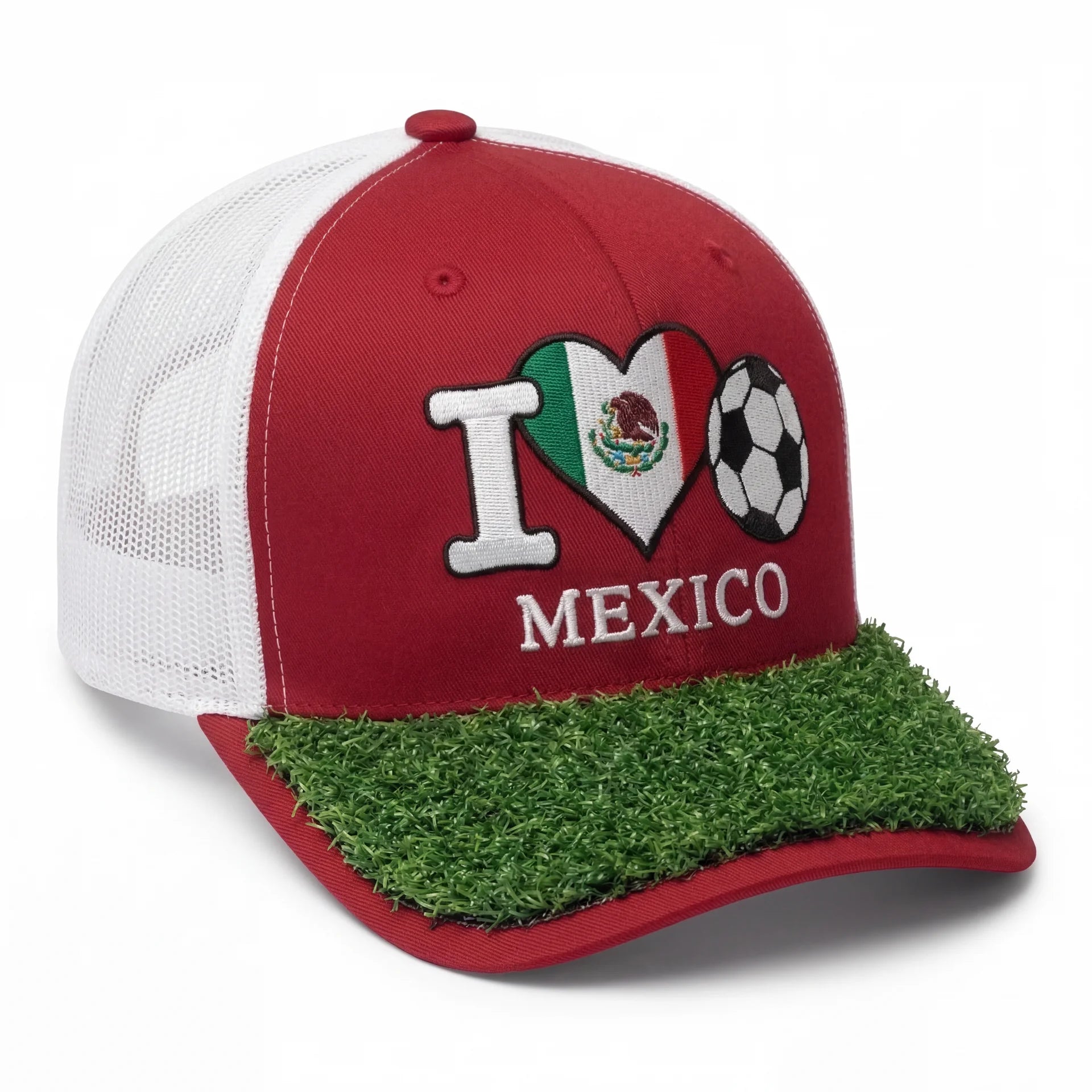 I Love Mexico Soccer Hat