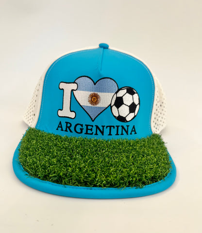 I Love Argentina Soccer  - I 🖤 🇦🇷 ⚽ Turf Cap™