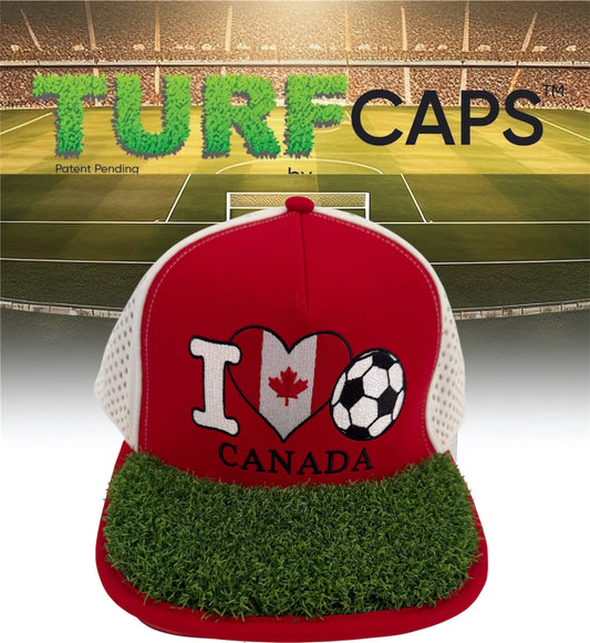 Now Available! Canada - I 🖤 🇨🇦 ⚽ Turf Cap