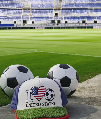 I Love USA Soccer - I 🖤  🇺🇸 ⚽ Turf Cap™