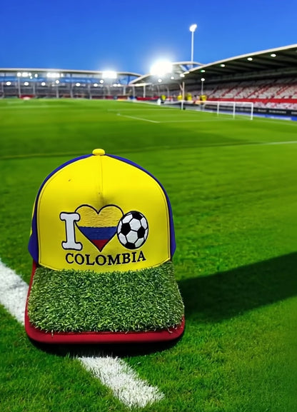 I Love Colombia Soccer - I 🖤 🇨🇴 ⚽ Turf Cap™